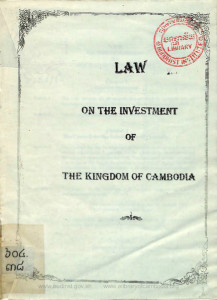 law-on-the-investment-of-the-kingdom-of-cambodia